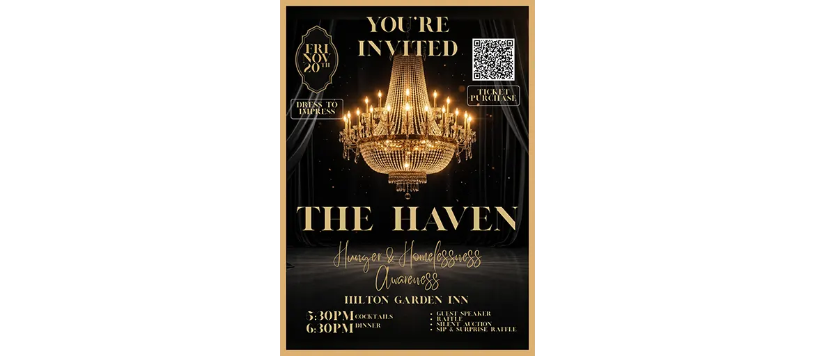 You're Invited: Hunger & Homelessness Awareness Nov 20th